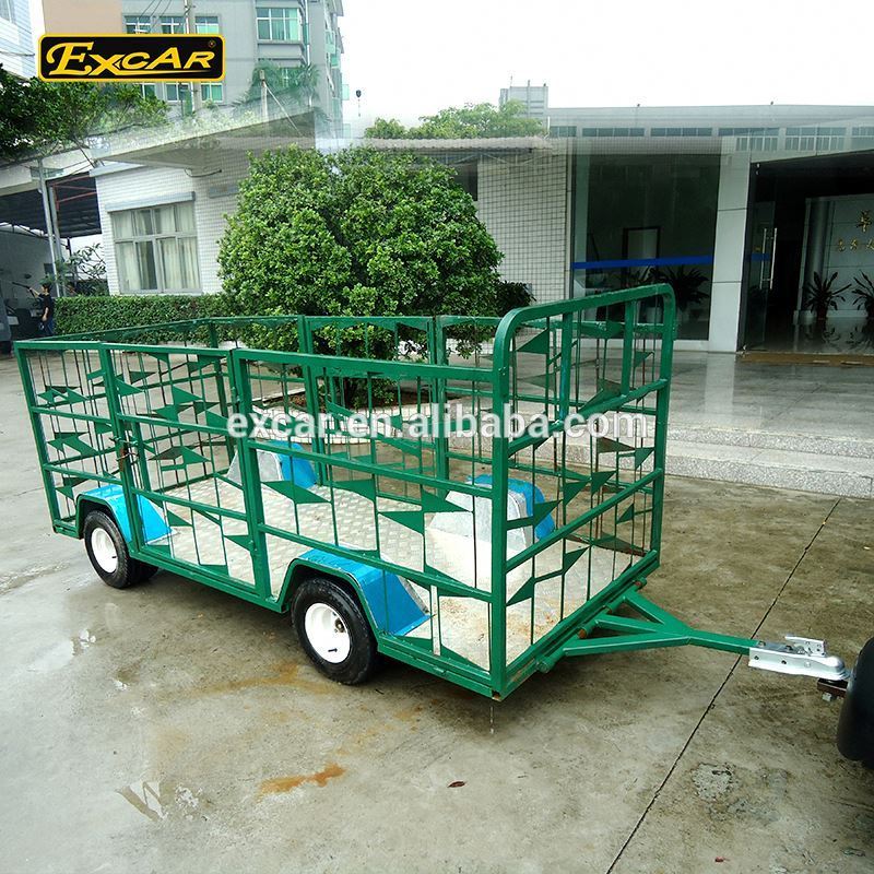 EXCAR 2 Seat electric garbage truck cheap golf cart for sale electric golf cart trailer