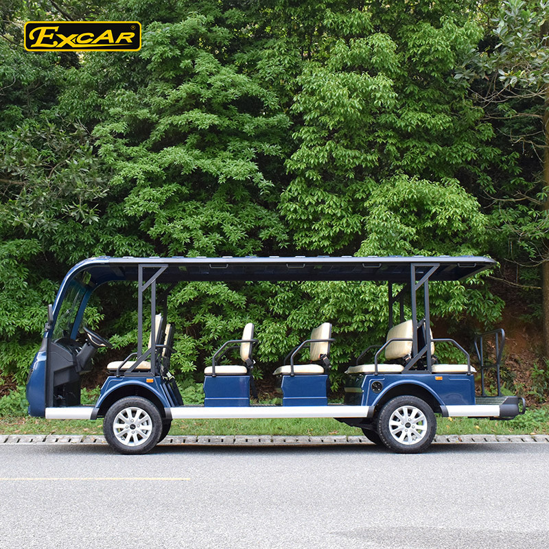 Customize 14 seater sightseeing bus new electric car china mini bus