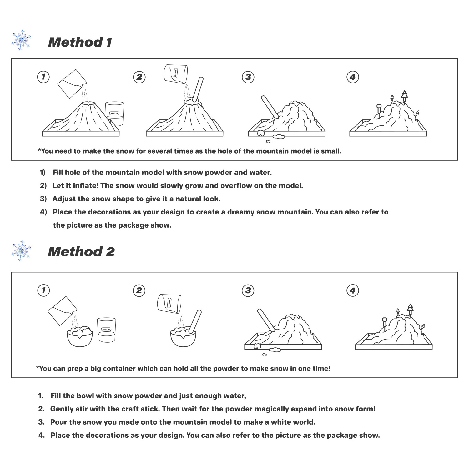 2024 New toys cpc new science toy set make your diy own snow mountain science kit for kids