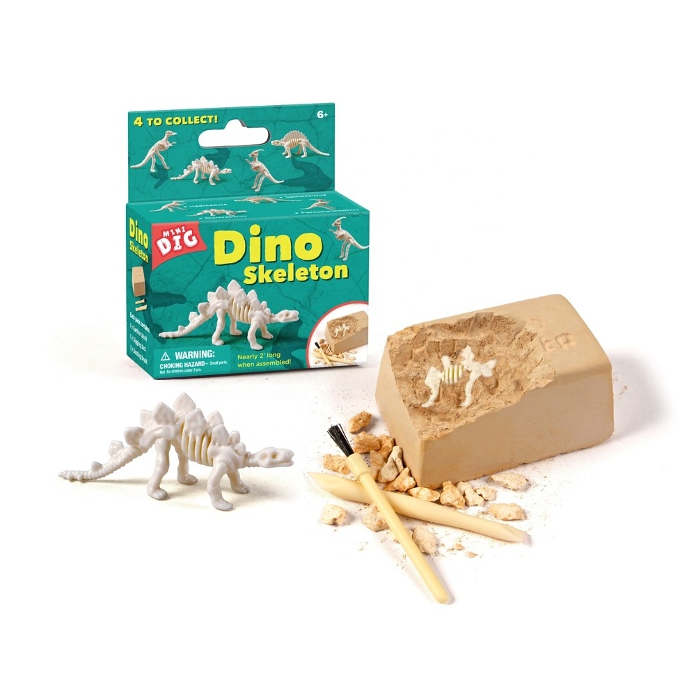 Children's Toys Educational Plastic Dinosaur Skeleton Dig Out Kit Dinosaur Fossil Dig Toy Tyrannosaurus Excavation Kit Kids Toy