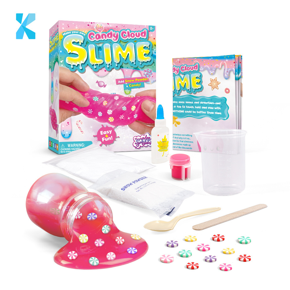 Slime For Kids Girls Boys squeeze toys Unicorn Toys Set Non-toxic Glue Supplies Charms Activator Diy Slime Making Kit