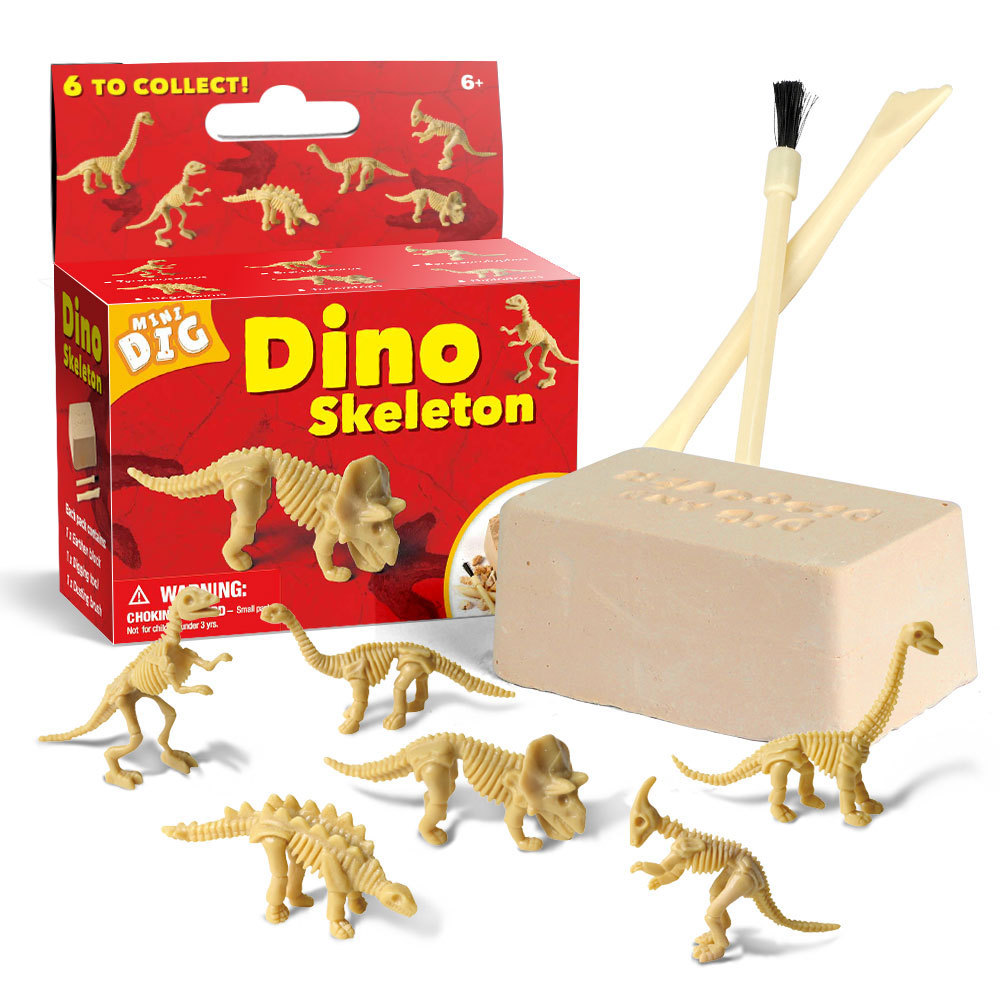 Factory customize logo OEM ODM education toy for kids dinosaur fossil excavation kit dig it out other toy