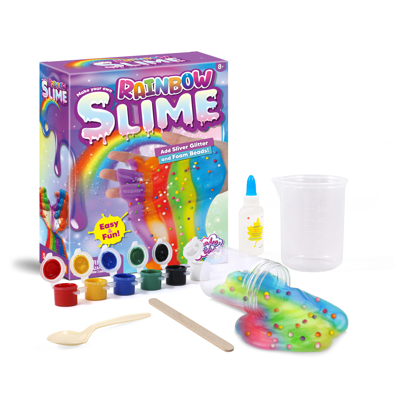 Non-toxic Eco Friendly Playdough Slime Kid Toys For Making Your Own Rainbowbarrel Slime Funny DIY Slime