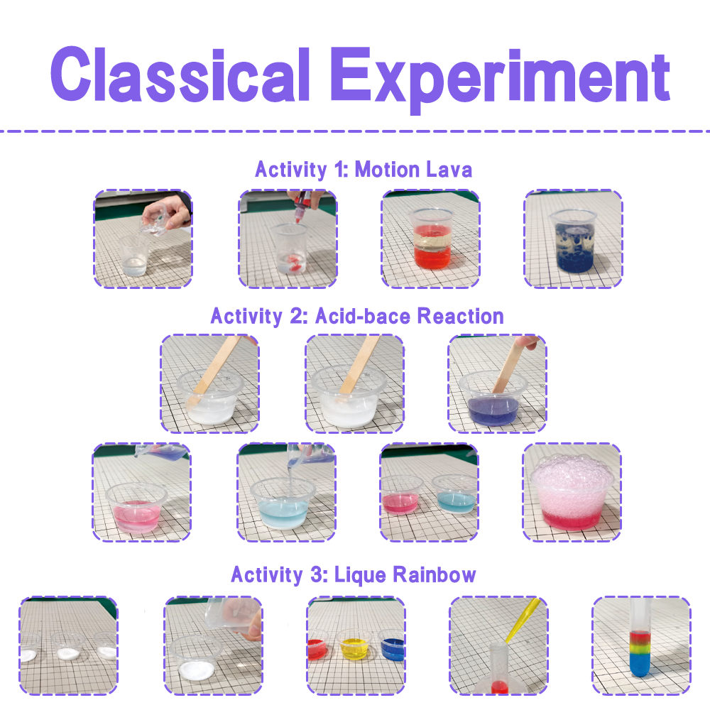 Hot Sale Color Change Chemistry Lab Toy Amazing Children STEM Toys Custom Experiment Educational DIY Science Kit for 8+ Kids