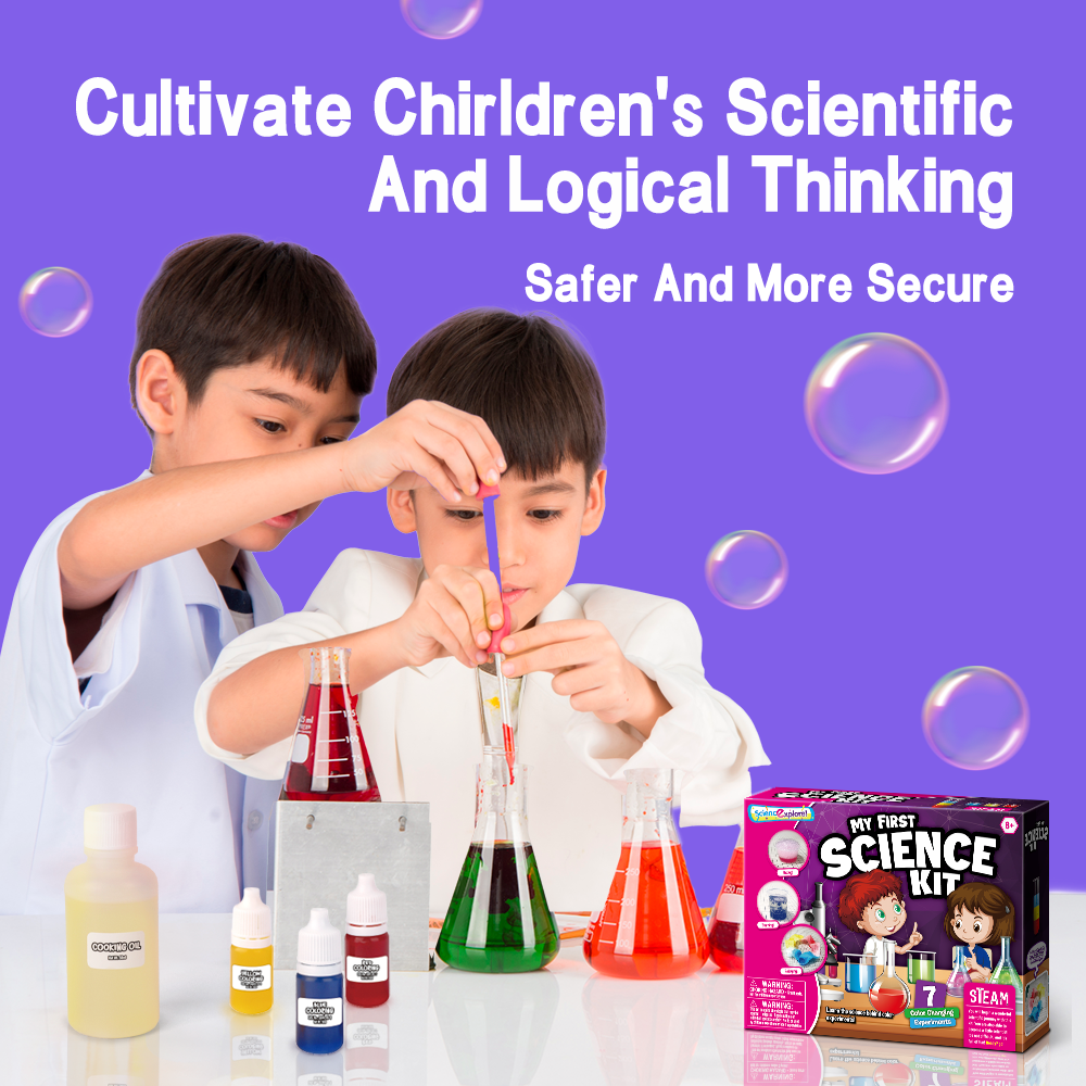 Hot Sale Color Change Chemistry Lab Toy Amazing Children STEM Toys Custom Experiment Educational DIY Science Kit for 8+ Kids