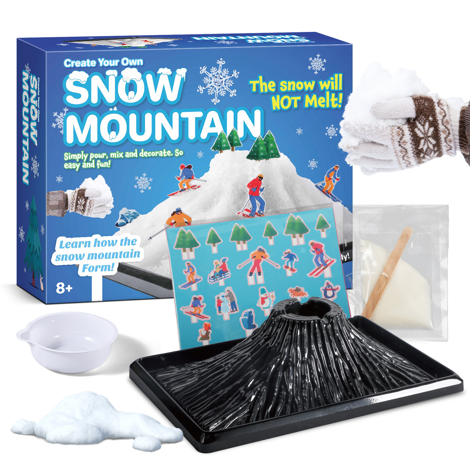 2024 New toys cpc new science toy set make your diy own snow mountain science kit for kids