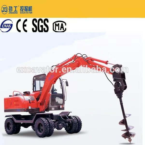 Factory Price Agricultural Soil Auger Excavator Ground Digging Machine Earth Dig Digger