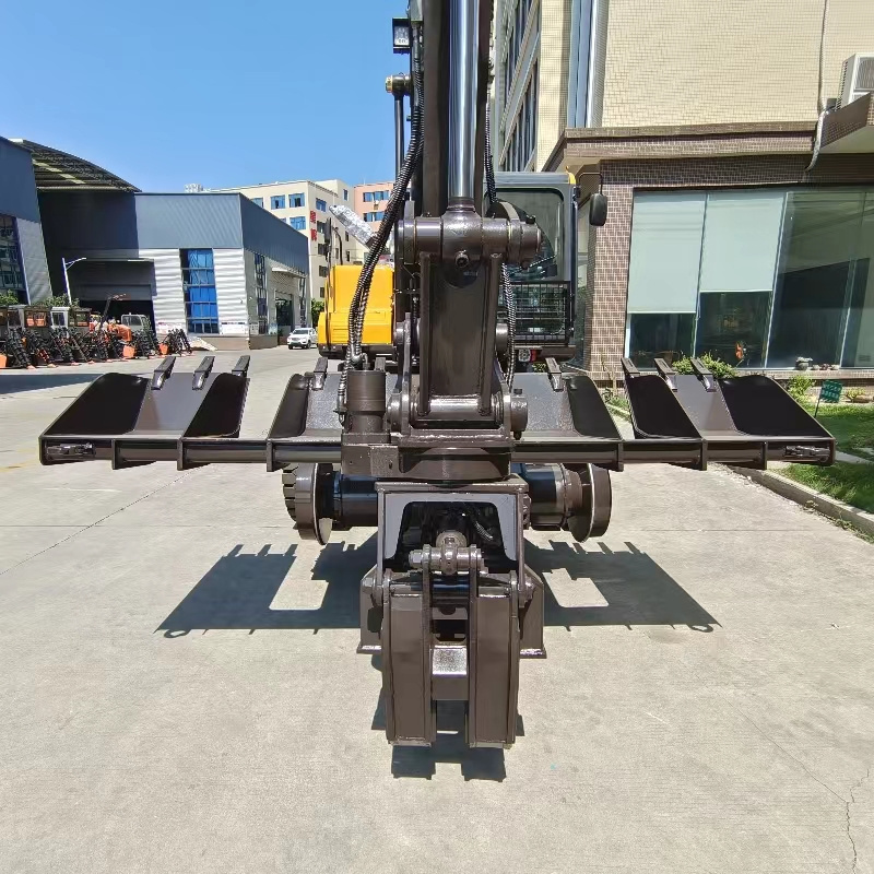 JG80LT JINGGONG Railroad Ballast Tamper and Clean Railway Sleeper Laying Equipment Track Excavators