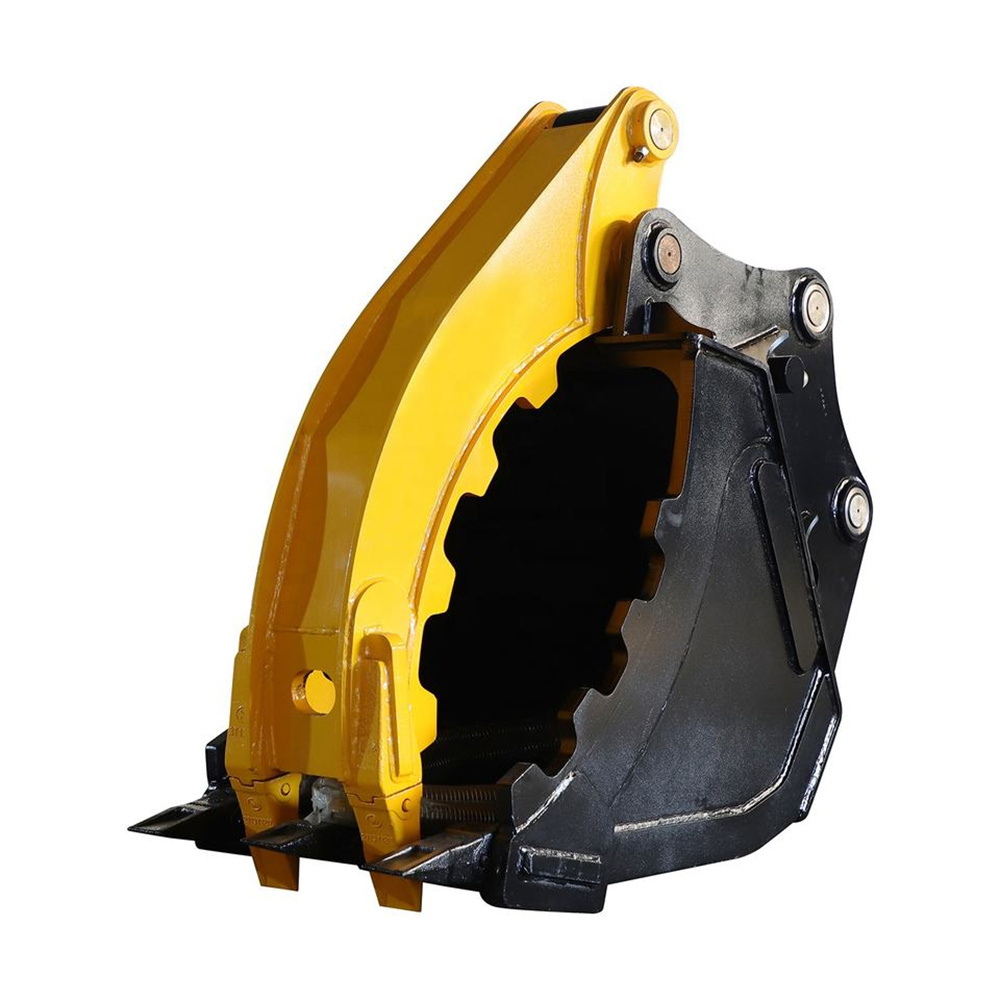 Mechanical  Mini Excavator Hydraulic Thumb Bucket Grab Bucket