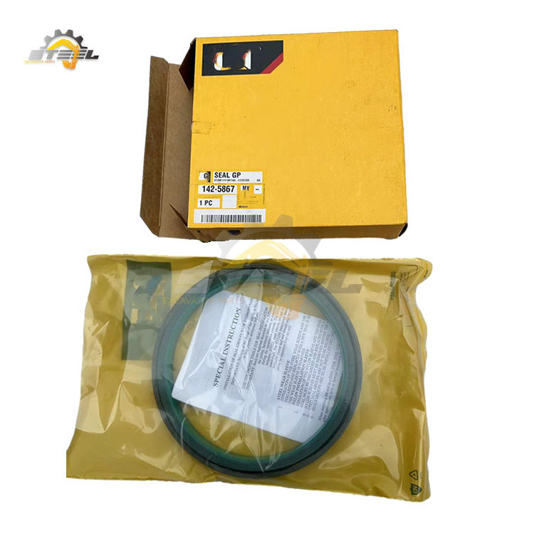 Steel construction machinery parts 142-5867 Inner Diameter Front Crankshaft Seal 1425867 Front Main Seal C15 excavator parts