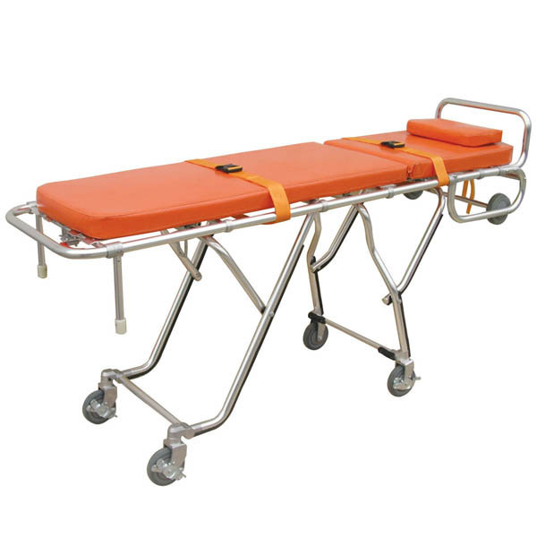 ES-2G Aluminium alloy hospital patient emergency transfer stretcher bed for ambulance