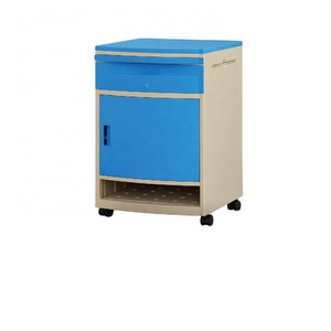 Stainless steel hospital bedside table medical used cabinets for Dining and Storage Purpose