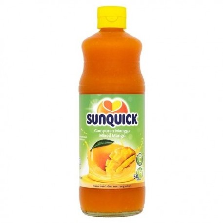 Sunquick Mixed Mango Flavoured Cordial Fruit Soft Drink 840ml