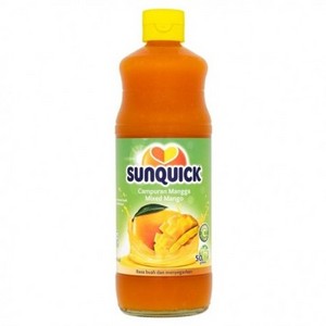 Sunquick Mixed Mango Flavoured Cordial Fruit Soft Drink 840ml