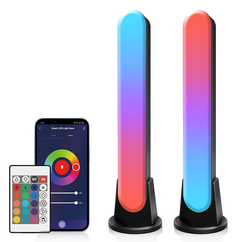 New Desktop Atmosphere Lamp RGB Glow Music Voice Control Light TV Induction magic rhythm lights Pickup Light with APP