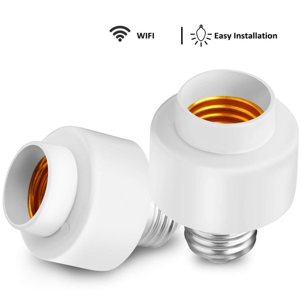 Excel Digital OEM ODM Wifi Smart Light Bulb Socket Adapter E27 E26 App Remote Amazon Alexa Google Home