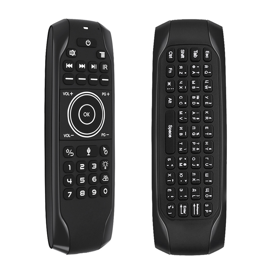 Smart Remote Control TV G7R Pro Air Fly Mouse Russian Mini Keyboard 2.4GHz Wireless Gyroscope IR Learning Backlit Voice Control