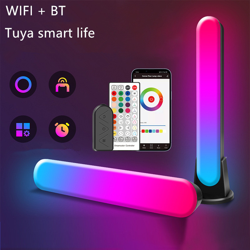 New Desktop Atmosphere Lamp RGB Glow Music Voice Control Light TV Induction magic rhythm lights Pickup Light with APP