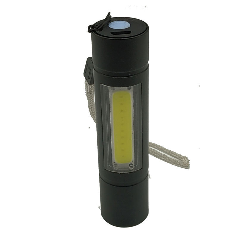 LED USB Charging belt Side light Tool light Outdoor flashlight for strong light COB Flashlight