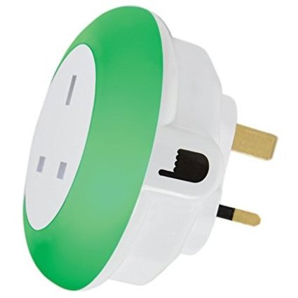 British plug in color changing socket night light lamp