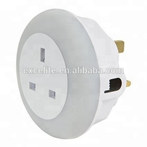 3 Color changing  led wall UK BS plug in touch sensor night light