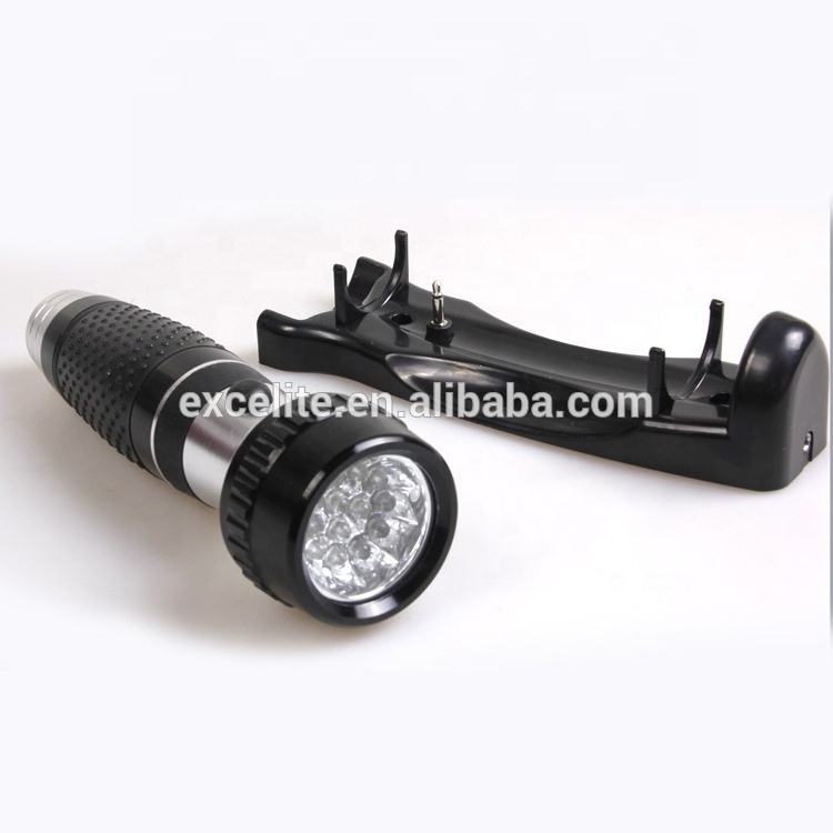 13LED rechargeable Hotel flashlight torch light for hotel room