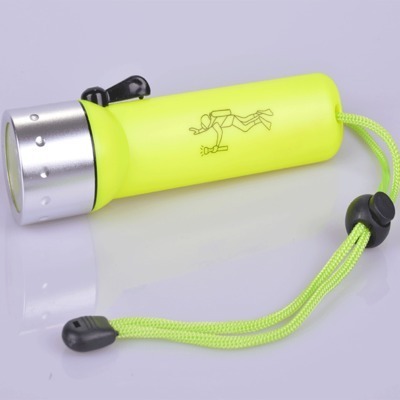 Professional outdoor underwater strong light  LED lighting AA battery power supply diving torch waterproof flashlight