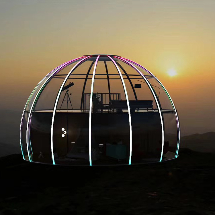 Wholesale Cheap Price Luxury Transparent Half Sphere Tent Star Dome