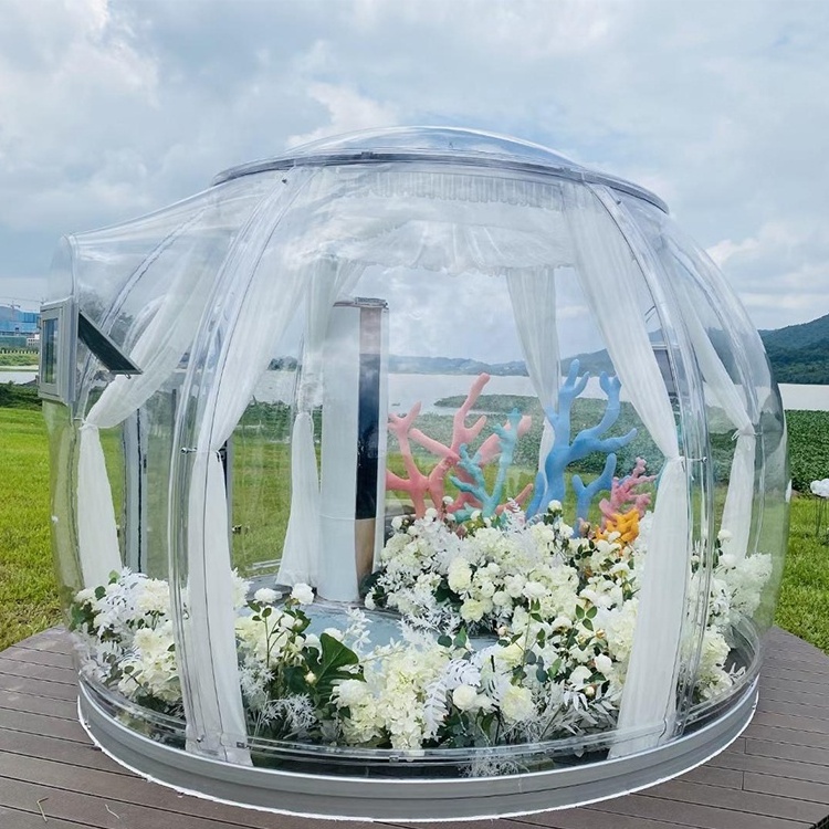 Hot SellingTransparent Geodesic Domes Clear Pc Dome Prefab Acrylic Geodesic Dome Tents