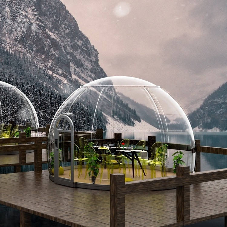 Wholesale Cheap Price Luxury Transparent Half Sphere Tent Star Dome