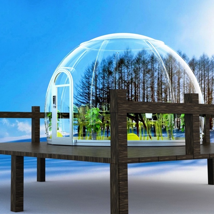 Hot SellingTransparent Geodesic Domes Clear Pc Dome Prefab Acrylic Geodesic Dome Tents