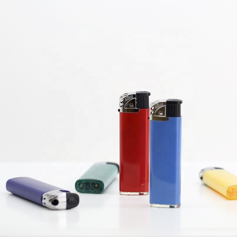 electronic slim cigarette lighter refillable ligher  plastic smoking lighters mini lighter