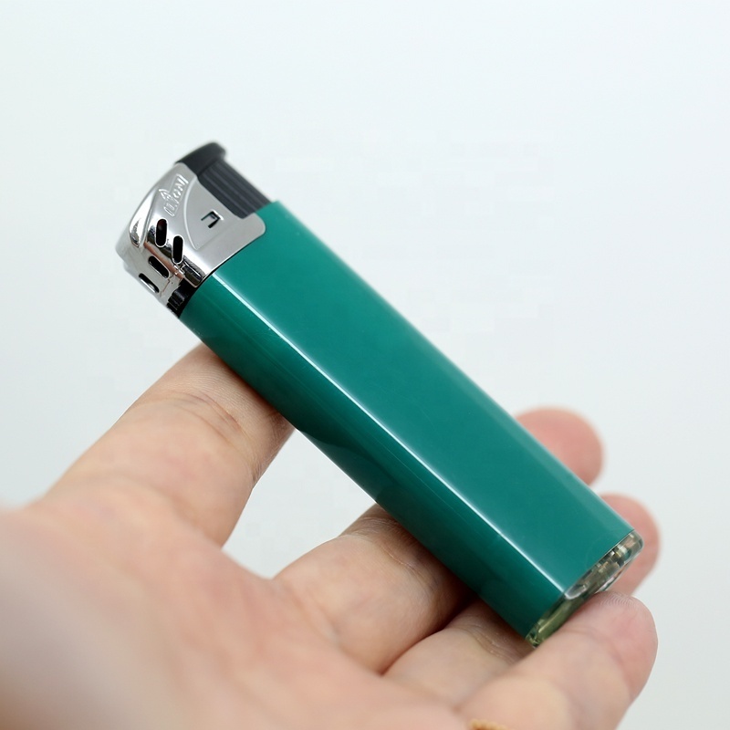 electronic slim cigarette lighter refillable ligher  plastic smoking lighters mini lighter