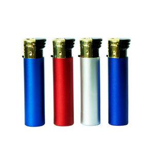 Ex-2730pq Windproof Plastic Cigarette Butane Electric Windproof Cigar Smoking Lighter