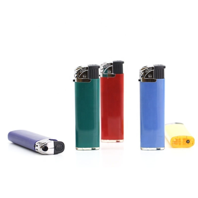 electronic slim cigarette lighter refillable ligher  plastic smoking lighters mini lighter