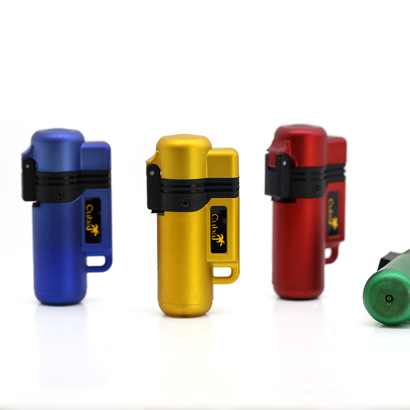 Pipe flame lighter jet  lighter five color EX-2142P torch lighter