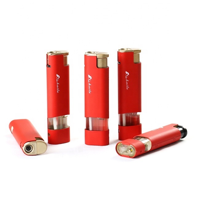 Novelty turbo lighter with mobile phone holder  cigarettes metal lighter refillable EX-2208A