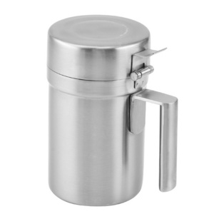 304# Stainless Steel Olive Oil Dispenser Bottle 550ML Leak Proof Oil Salad Dressing Storage Oil Container With Lid