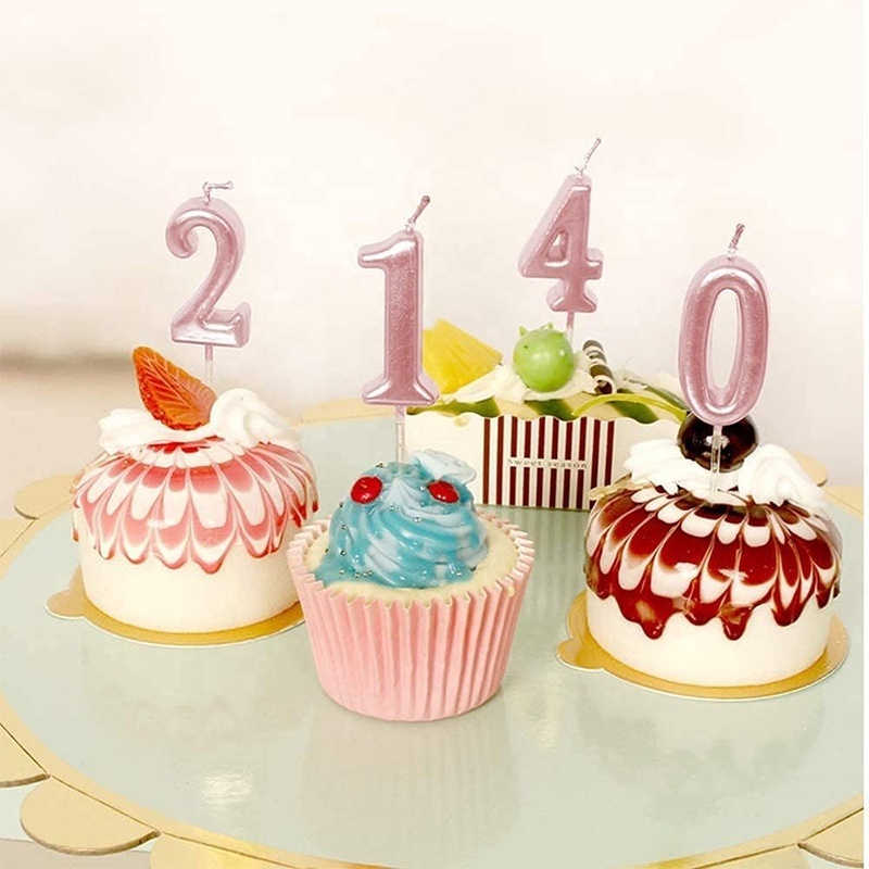 Flameless letter rainbow colorful numeral party birthday Birthday edding Anniversary New Year Party Cake candle