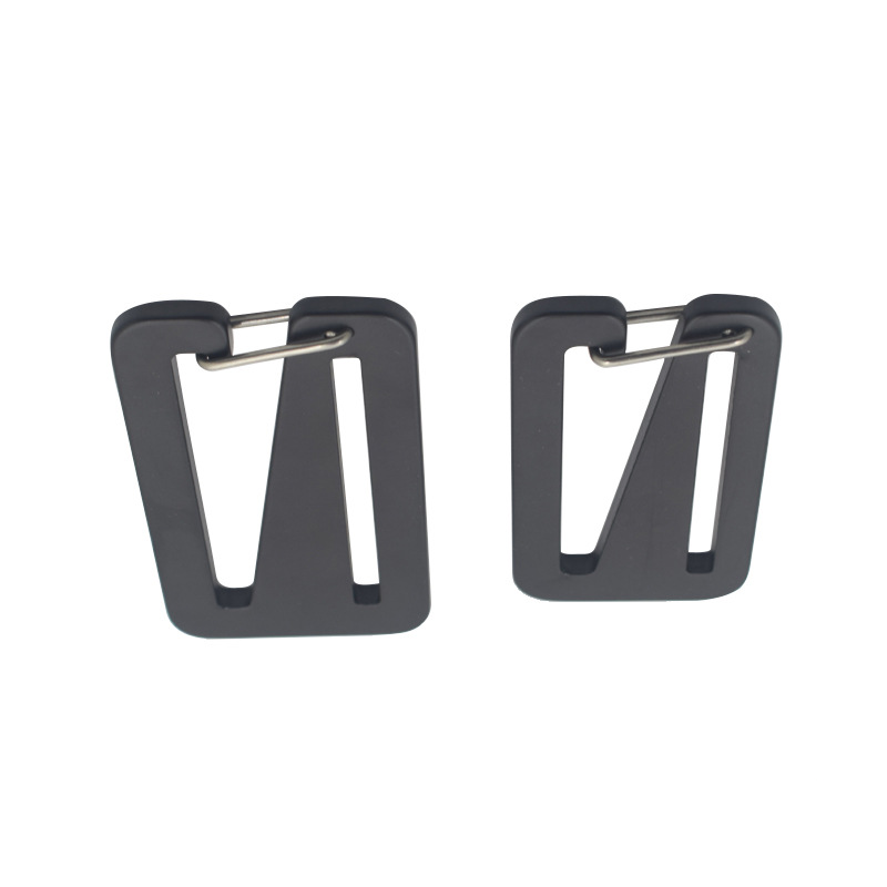 hot sale Adjustable Anodized Aluminium Bag Webbing Strap Belt G Hook Buckle G shape snap hook