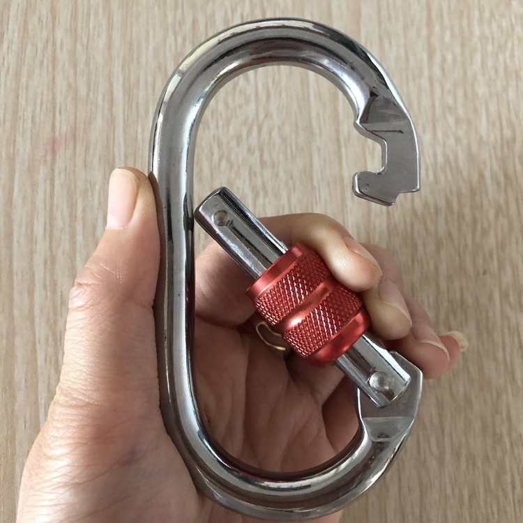 304 Stainless Steel Locking Carabiner