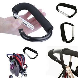 Aluminum Mommy Hook Stroller Accessory large caribeaner stroller hook