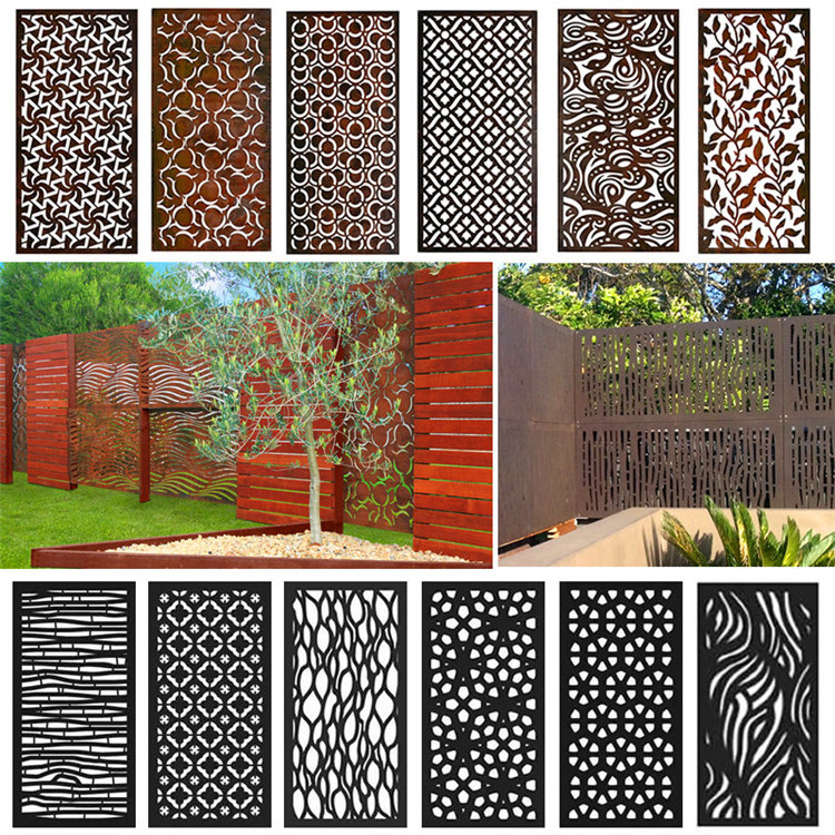 Laser Cut Metal Room Divider / Decorative Metal screen