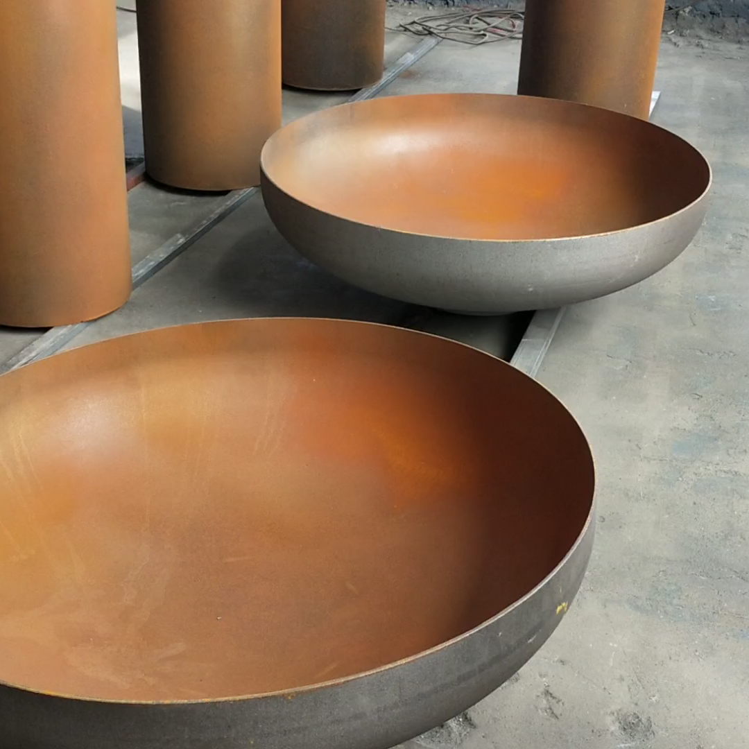 Custom AISI stainless steel cast iron outdoor round fire pit / corten steel fire bowl