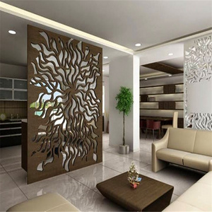 Laser Cut Metal Room Divider / Decorative Metal screen