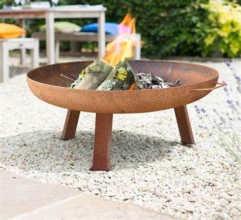 Customized fire pit outdoor  naturally rusty brazier portable bbq brazier grills