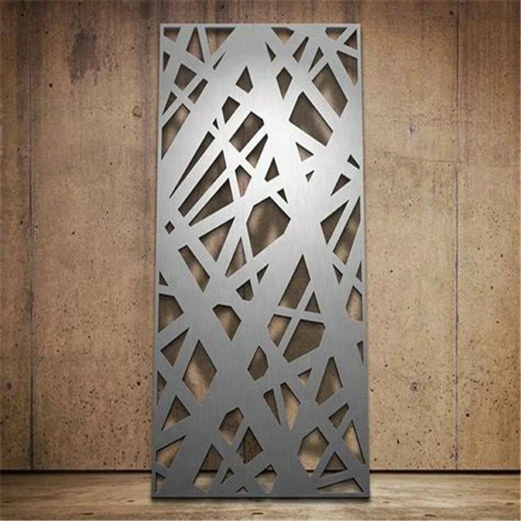 Laser Cut Decorative Accept Custom Outdoor Indoor Privacy Art Metal Screen Panels Decorative Garden Screens