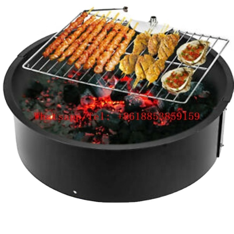 ZHUOYUE manufactures camping barbecue brazier wood burning brazier cauldron barbecue garden furniture fire pit