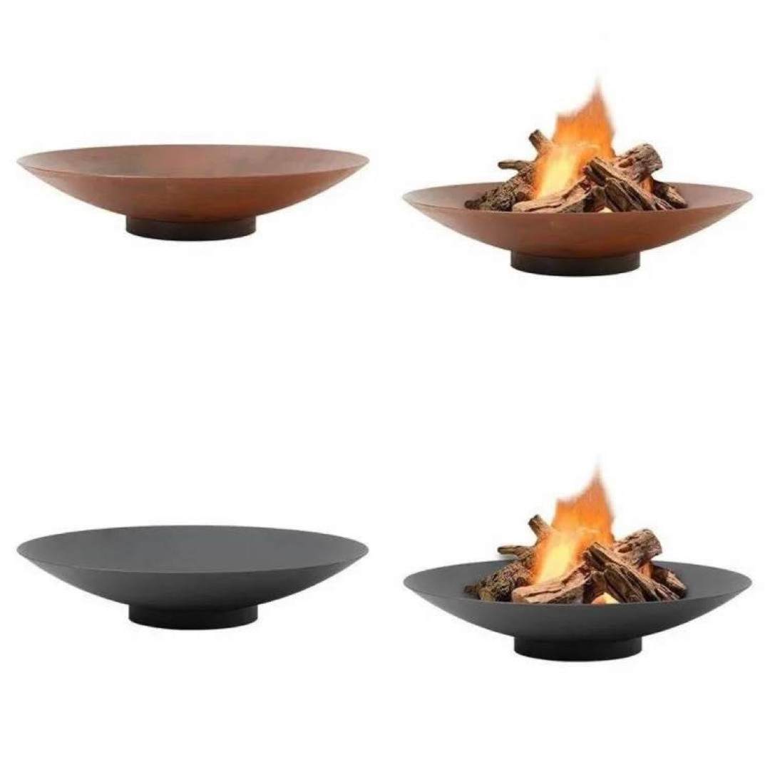 Corten Steel Water Bowls Custom Corten Steel Firebowl Fire pit Outdoor Round 900mm Corten Metal Fire pit Fire bowls