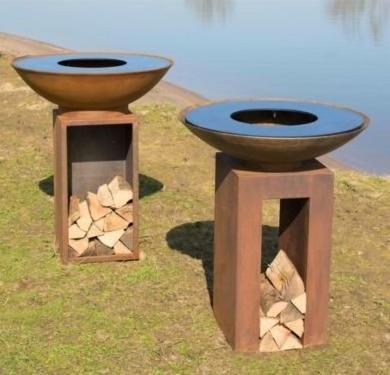 ZHUOYUE manufactures camping barbecue brazier wood burning brazier cauldron barbecue garden furniture fire pit